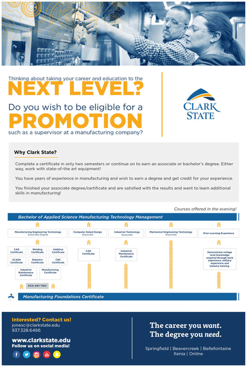 Clark State manufacturing degrees