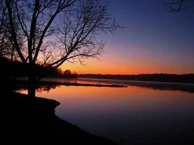 Kiser Lake sunset