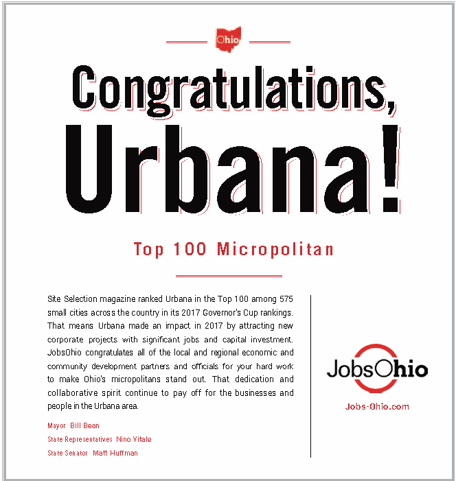 Urbana Top 100 Micropolitan