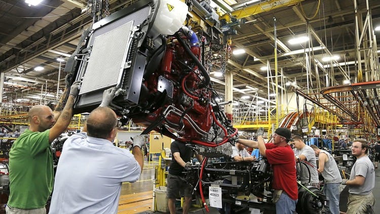 Navistar assembly line Urbana Ohio